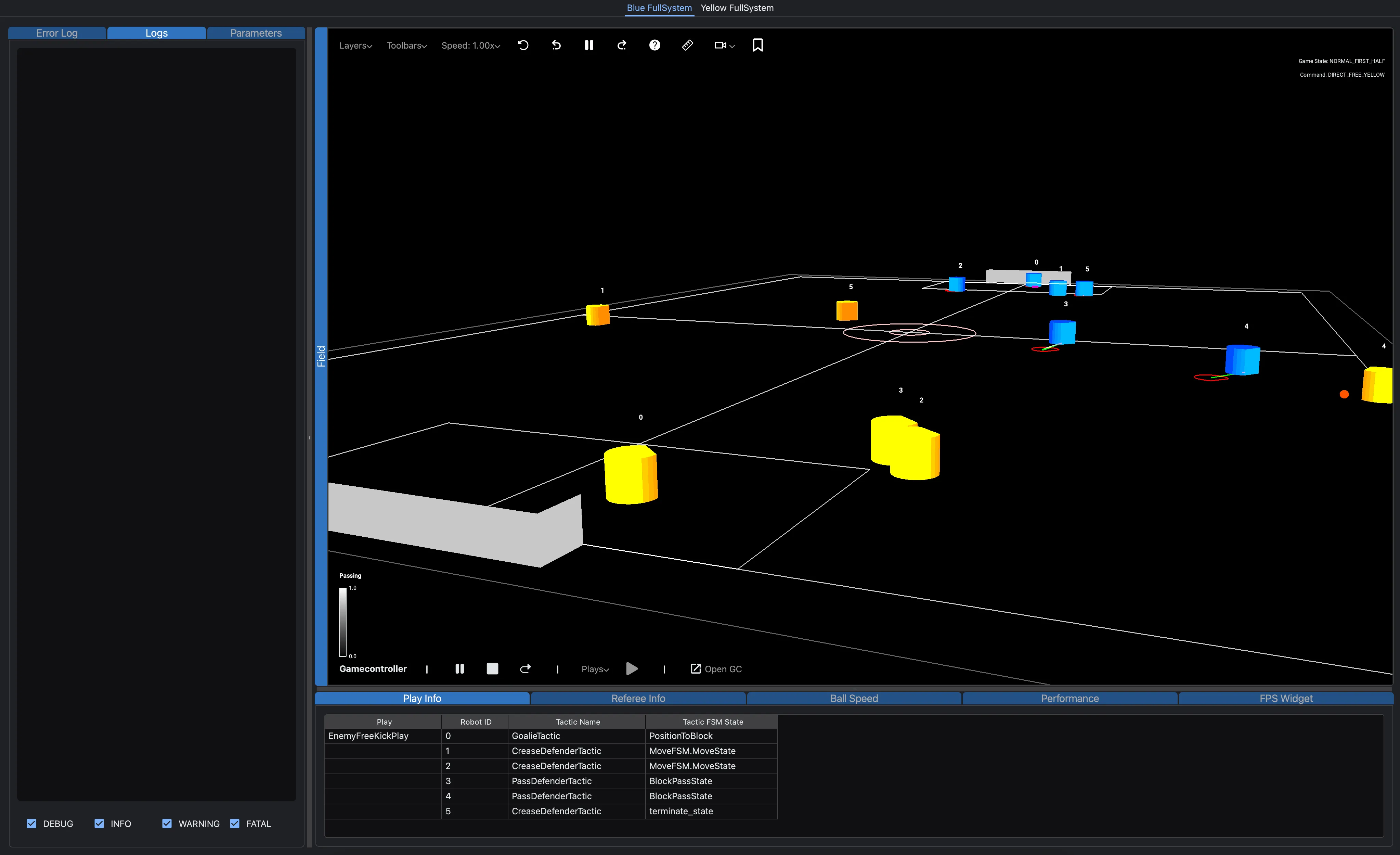 Soccer Robot Software